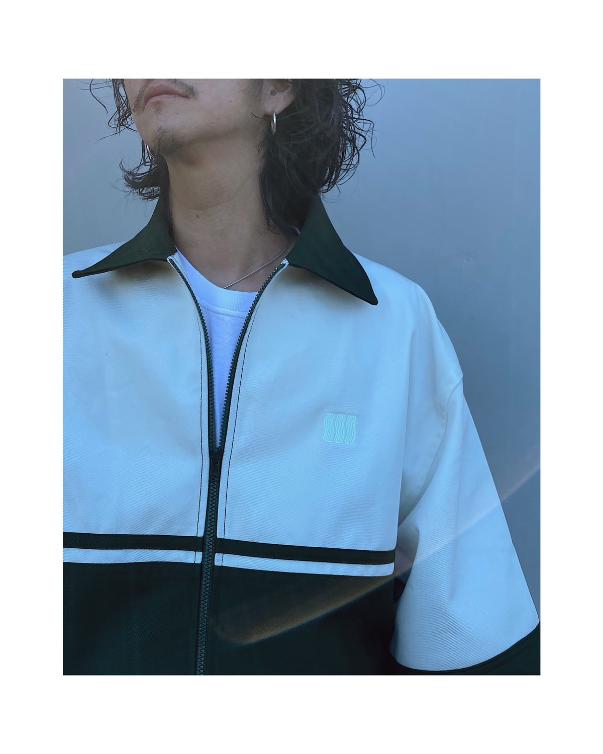COMFORTABLE REASON「WARMUP JACKET」green. | goute