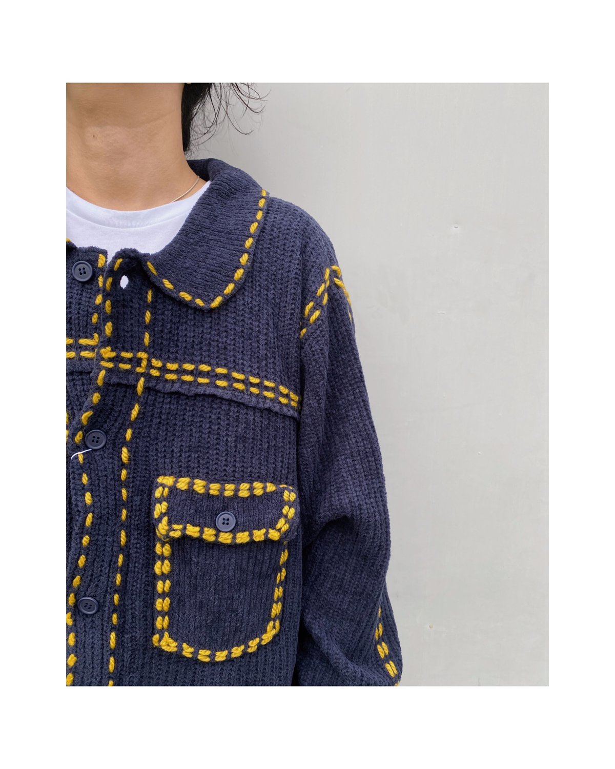 PHINGERIN「PG1 KNIT」 navy.