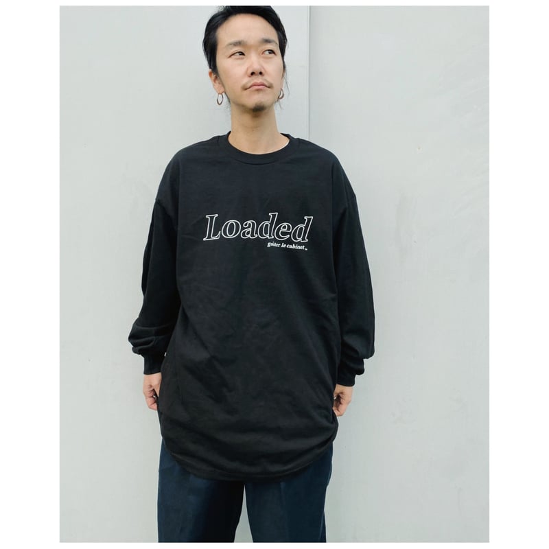 Sorry a bootleg program ロンT 黒 ロングTシャツ Sorry a bootleg program「LOADED long sleeve tee」