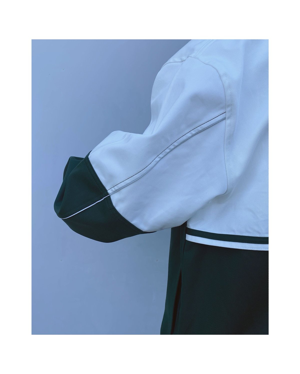 COMFORTABLE REASON「WARMUP JACKET」green. | goute