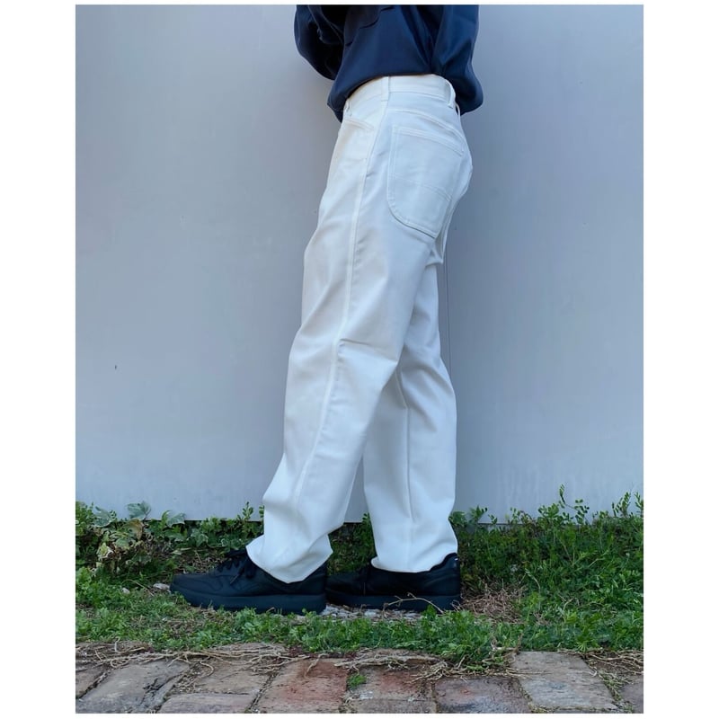 サノバチーズ ペインターパンツ ワークパンツ パンツ ホワイト M 新品 SON OF THE CHEESE「5pkt Painter Pants」white. | g