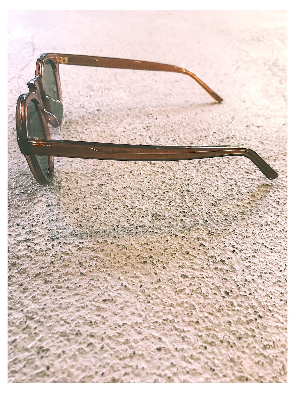 【あいすくりーむ様】ADSR サングラス LARKIN13 A.D.S.R. LARKIN 13 サングラス 47.5□23.5-145 ベージュ ケース