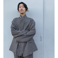 ERiKOKATORi「check cotton jacket」black.