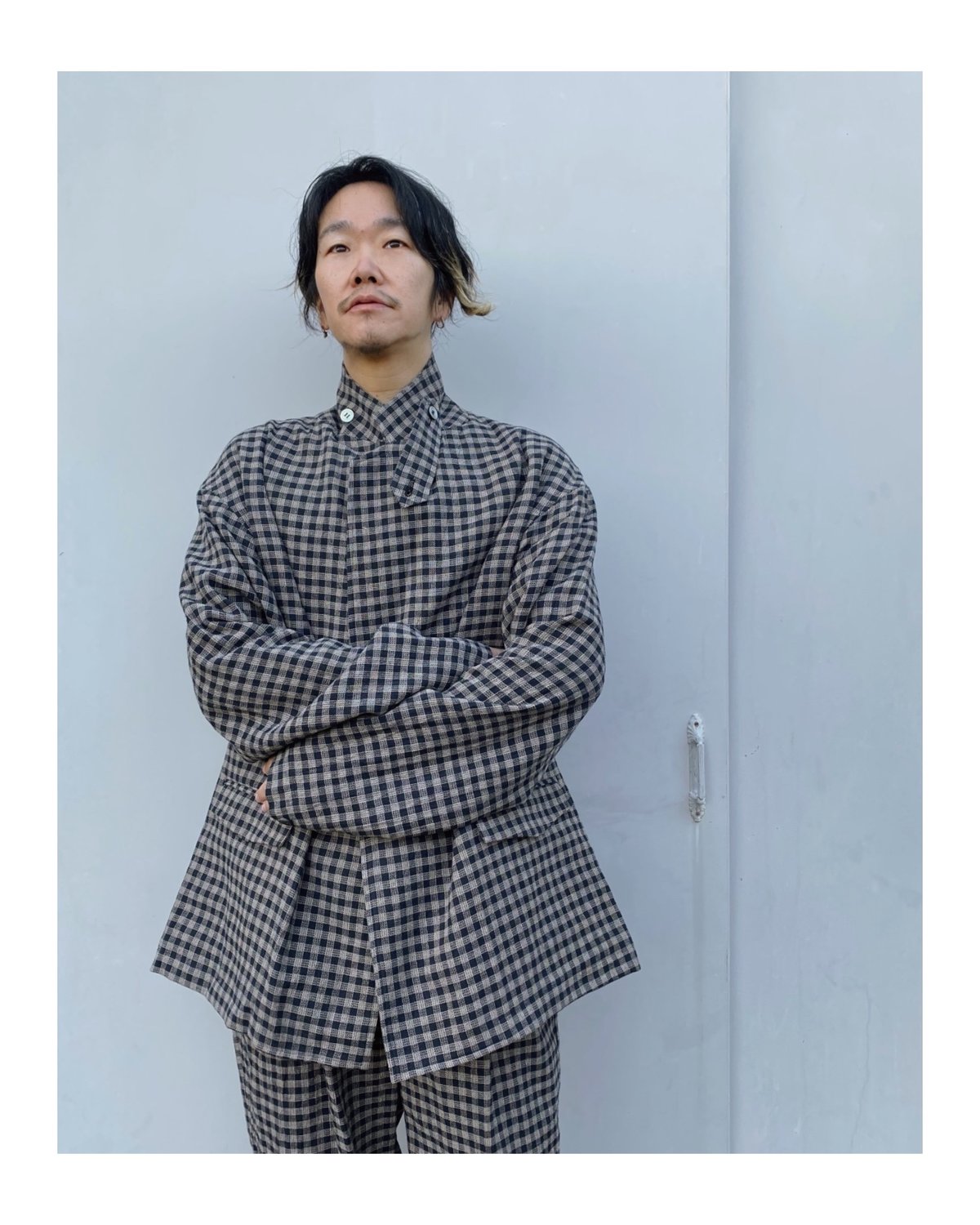 今期 ERiKOKATORi check cotton JKT ERiKOKATORi「check cotton jacket」black. | gouter