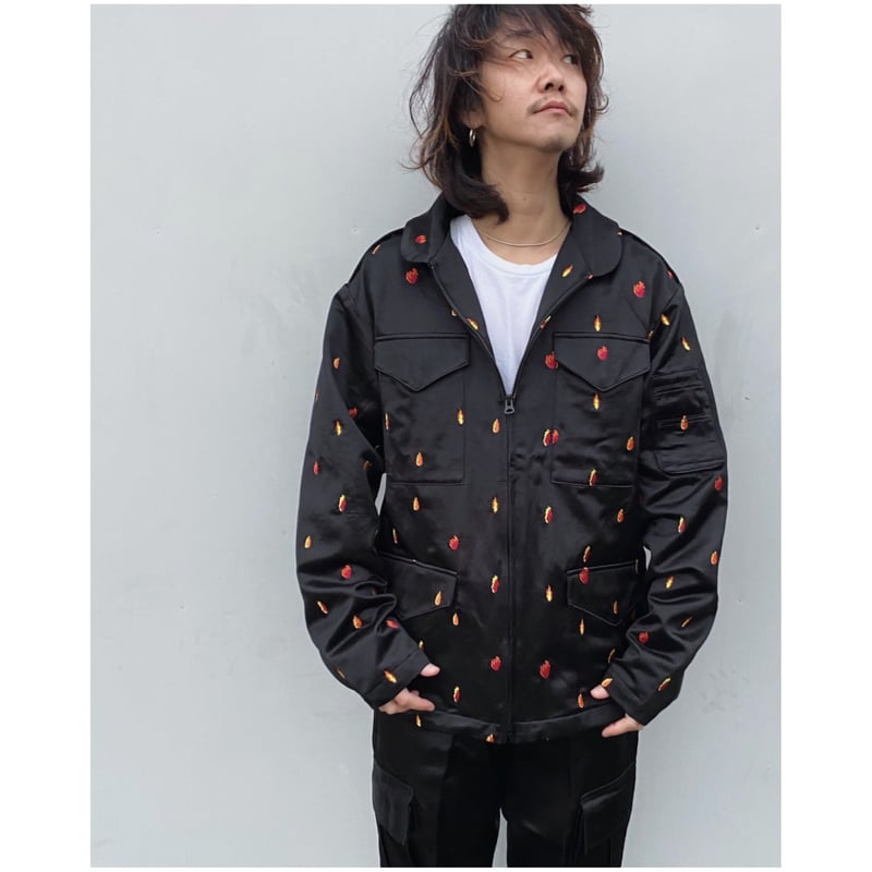 SON OF THE CHEESE「FIRE SATIN JACKET」 | gouter l