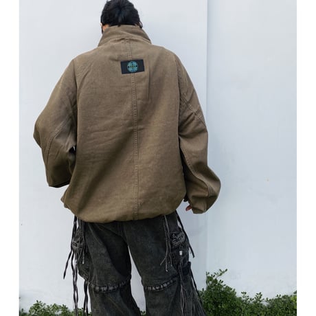 BLACK WEIRDOS「DENIM ANORAK SHIRT」