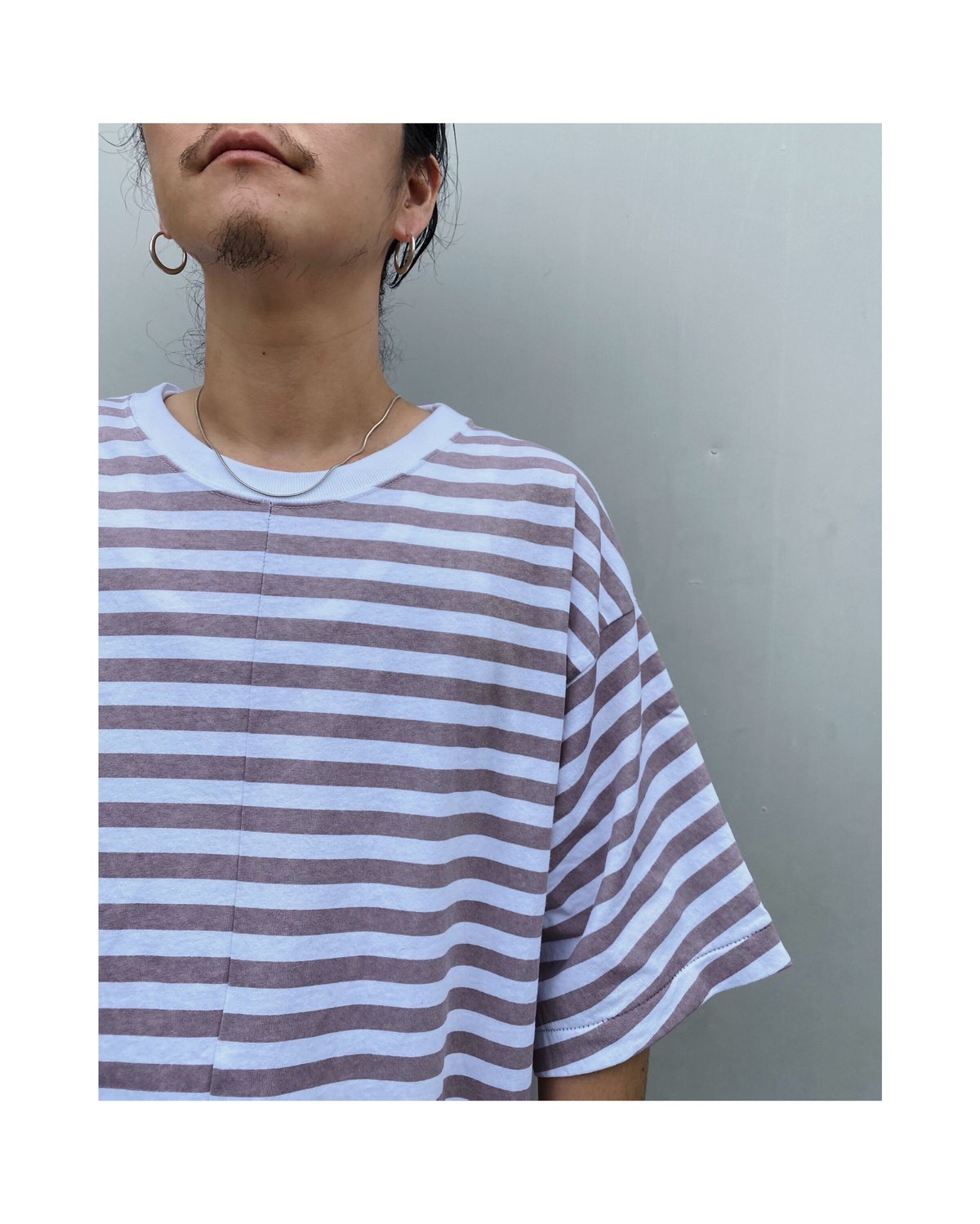 ETHOS「FRANKEN STC BORDER TEE」cafe mocha. | gout