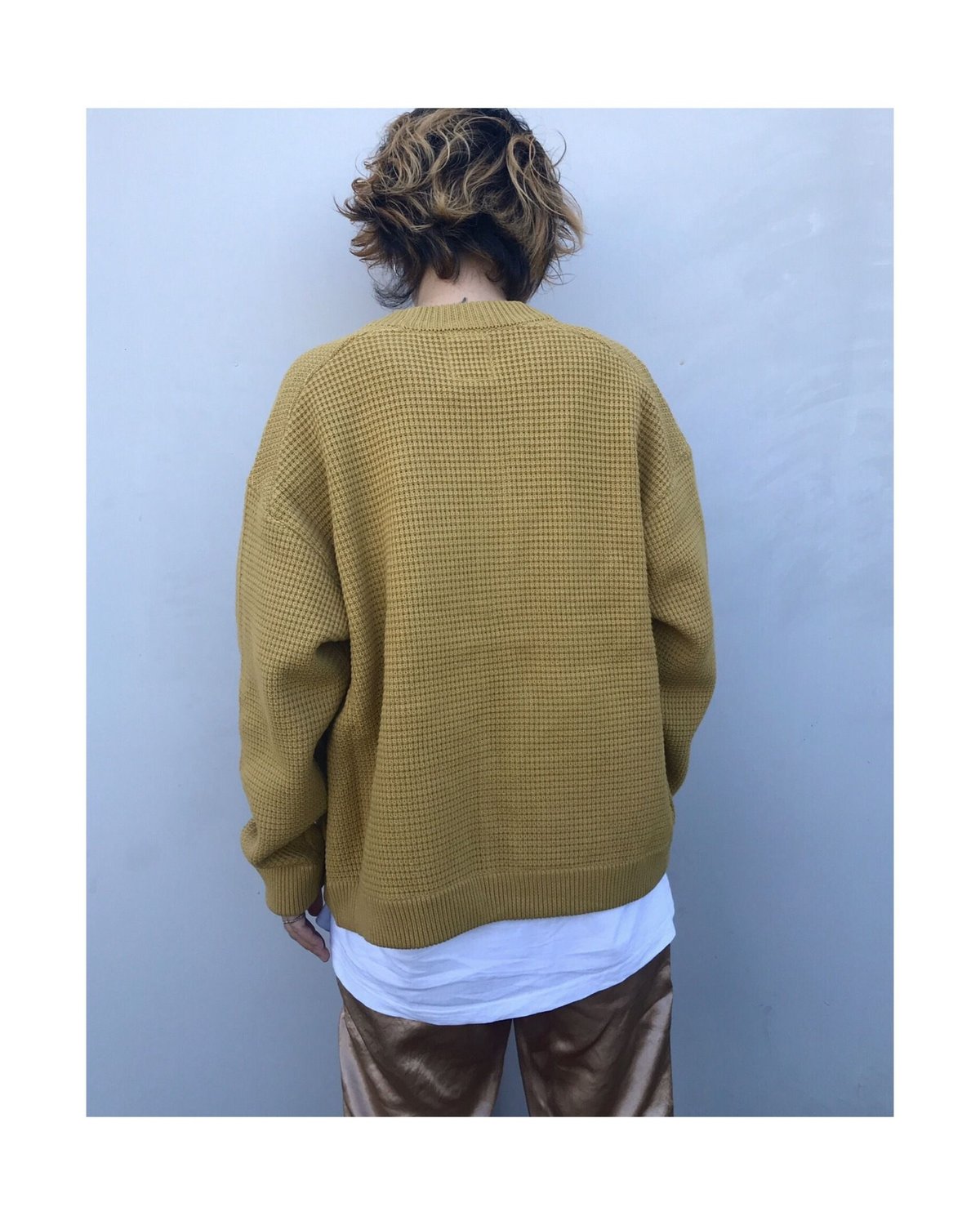 希少 10匣 FOOTSIES CARDIGAN XL マスタード TENBOX