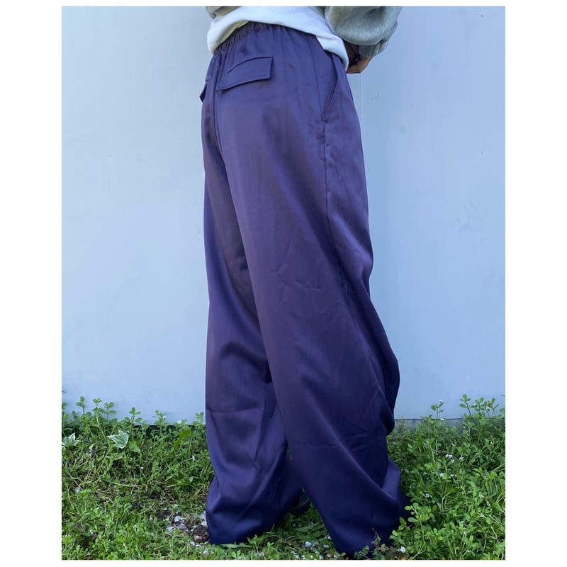 DOMENICO+SAVIO「TWILL EASY PANTS」purple. | goute 