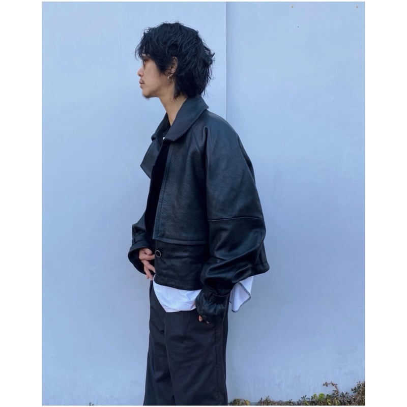 NötE note ショート丈　レザー　ジャケット　NotE NötE note ショート丈 レザー ジャケット NotE