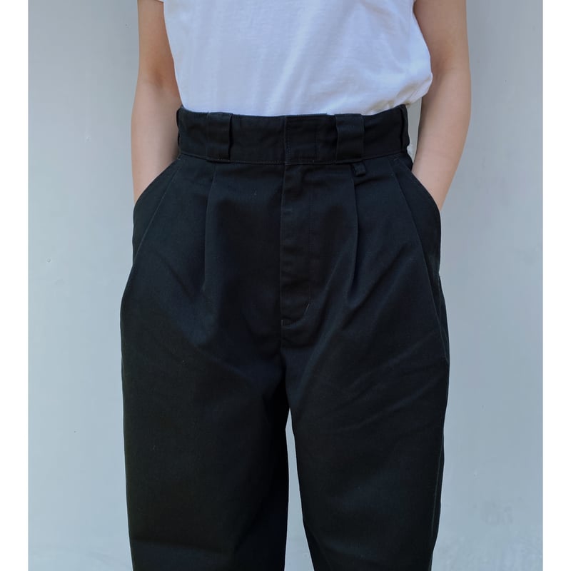 HOLIDAY「DICKIES 2TUCK PANTS」black. | gouter le