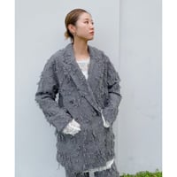ERiKOKATORi「ripped wool jacket」