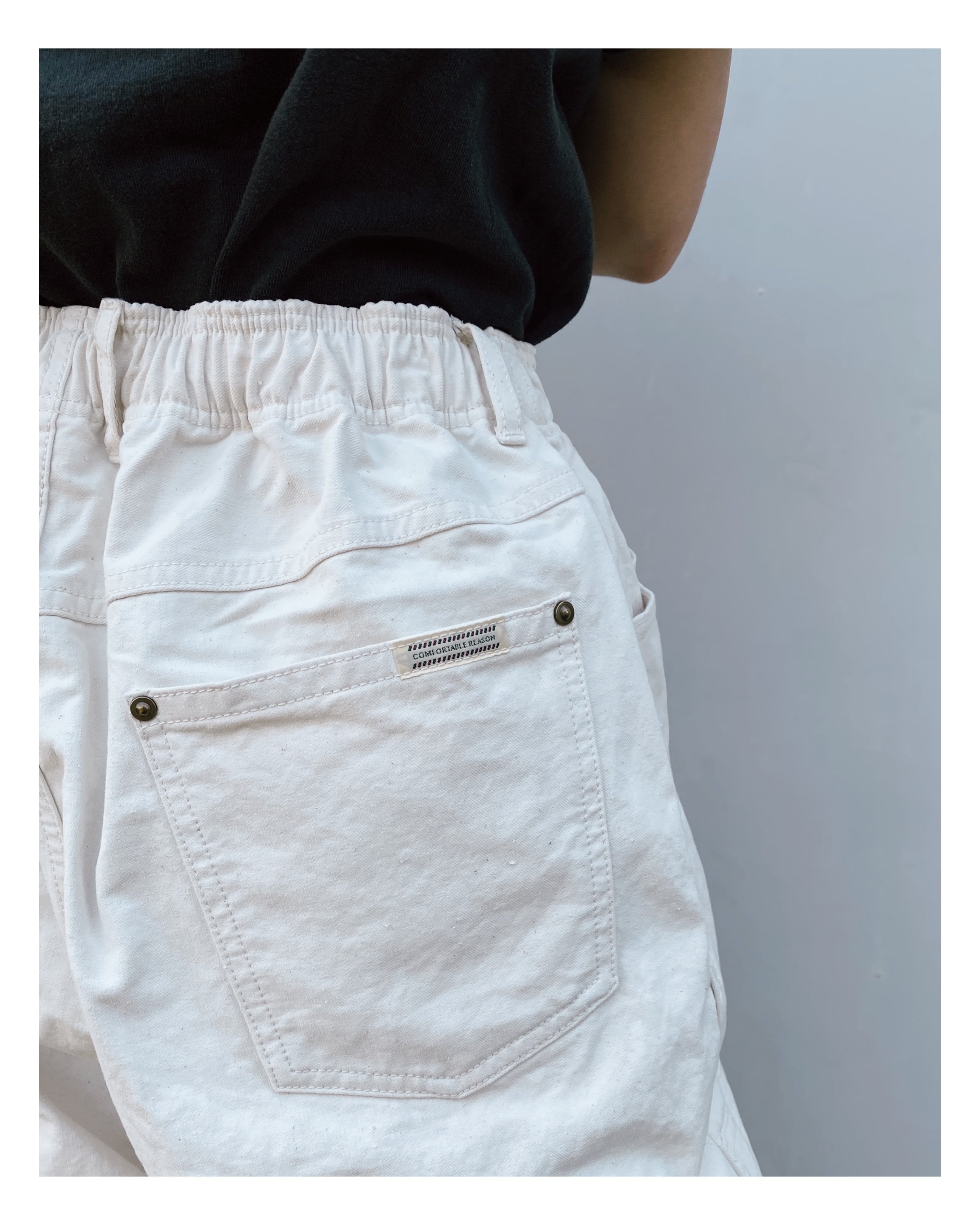 COMFORTABLE REASON「Double Knee Pigment Pant」off