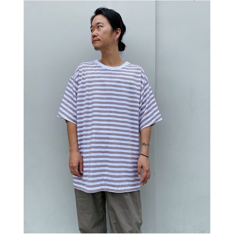 ETHOS「FRANKEN STC BORDER TEE」cafe mocha. | gout