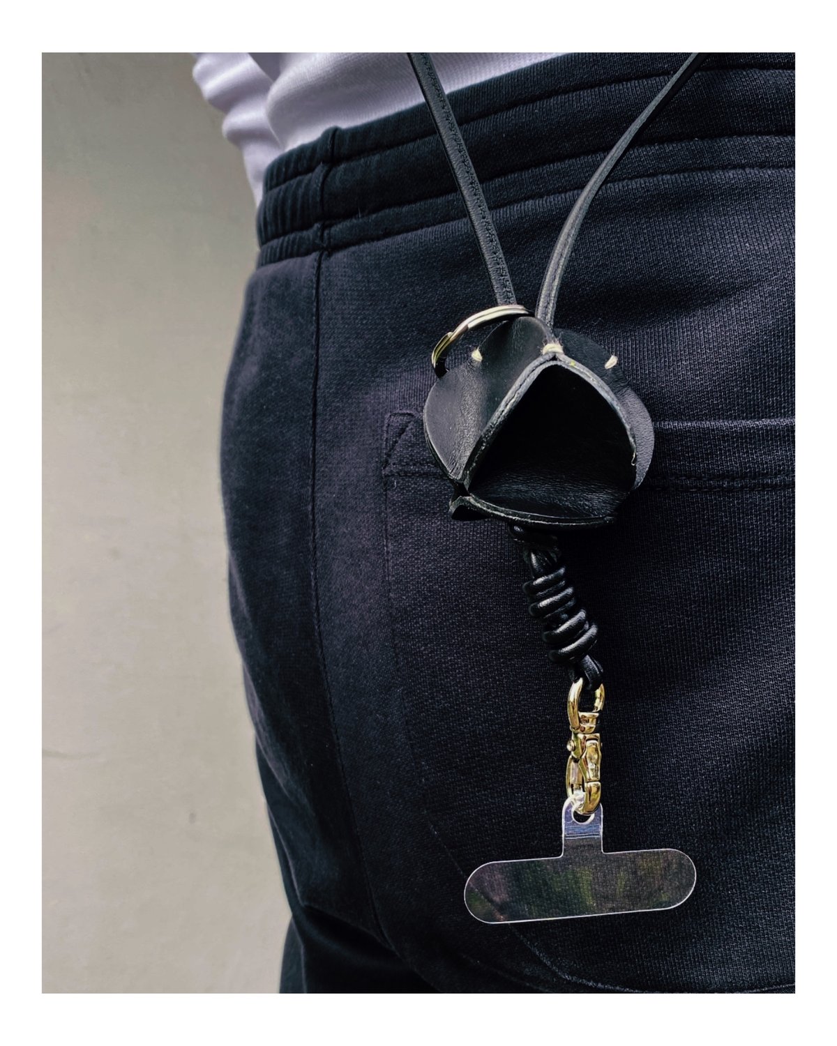 MARROW 「Mini Flower Strap」black. | gouter le c