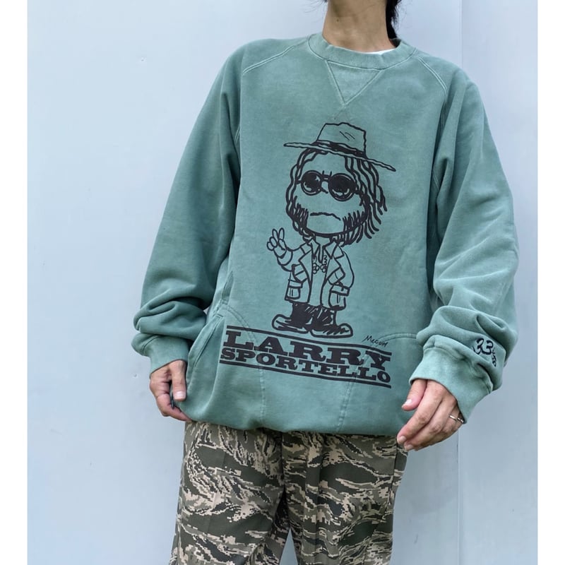 BLACK WEIRDOS「Crewneck Sweat Shirt」green. | gou