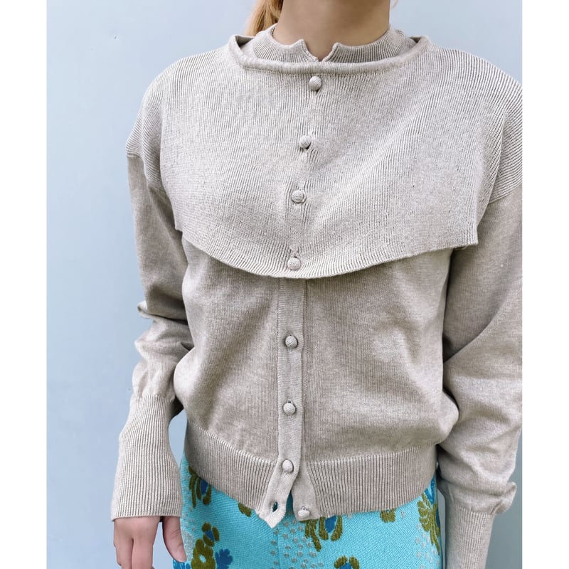 TAN.「3WAY CARDIGAN」beige. | gouter le cabinet