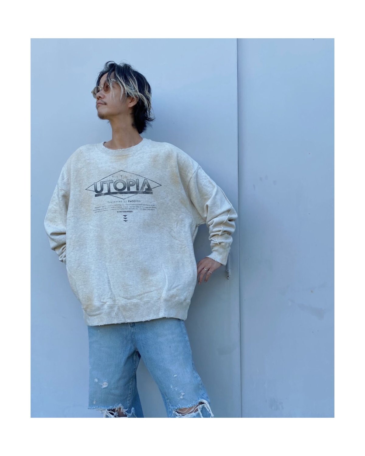 FACCIES「Retouch Used Sweat」otm. | gouter le cab