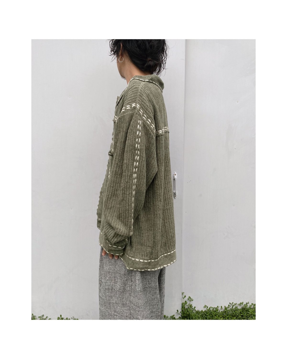 PHINGERRIN PG-1 KNIT カーキ L