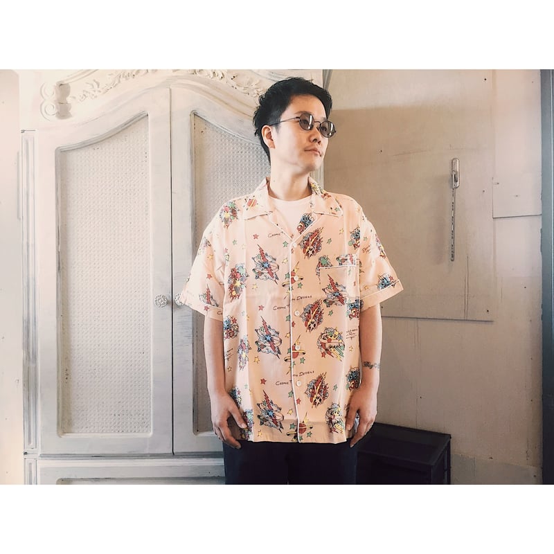 Black Weirdos 25SS ヘビーメタル アロハシャツ 未使用品】Black Weirdos 25SS ヘビーメタル アロハシャツ