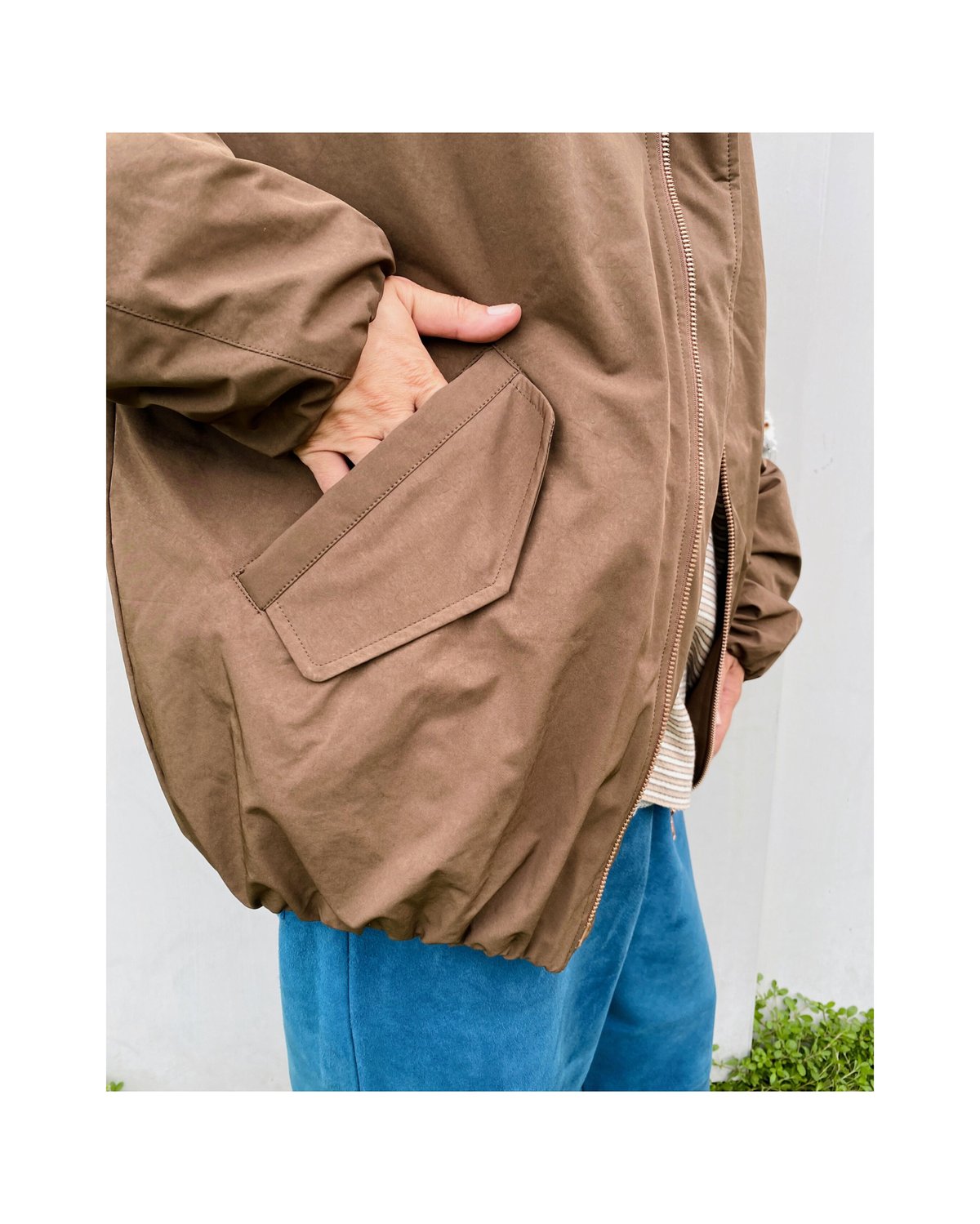 PHINGERIN CUSHY BLOUSON miu着用 PHINGERIN CUSHY BLOUSON miu着用