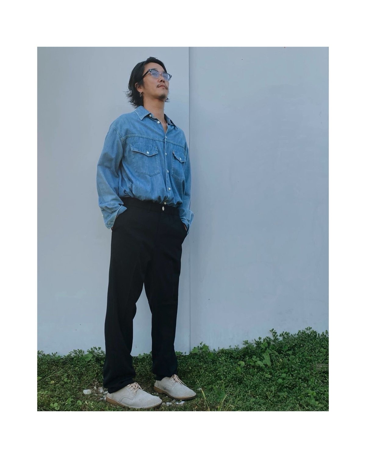 スーツ SORRY A BOOTLEG PROGRAM / SLACKS SORRY A BOOTLEG PROGRAM「PERV UNCLE SLACKS」black