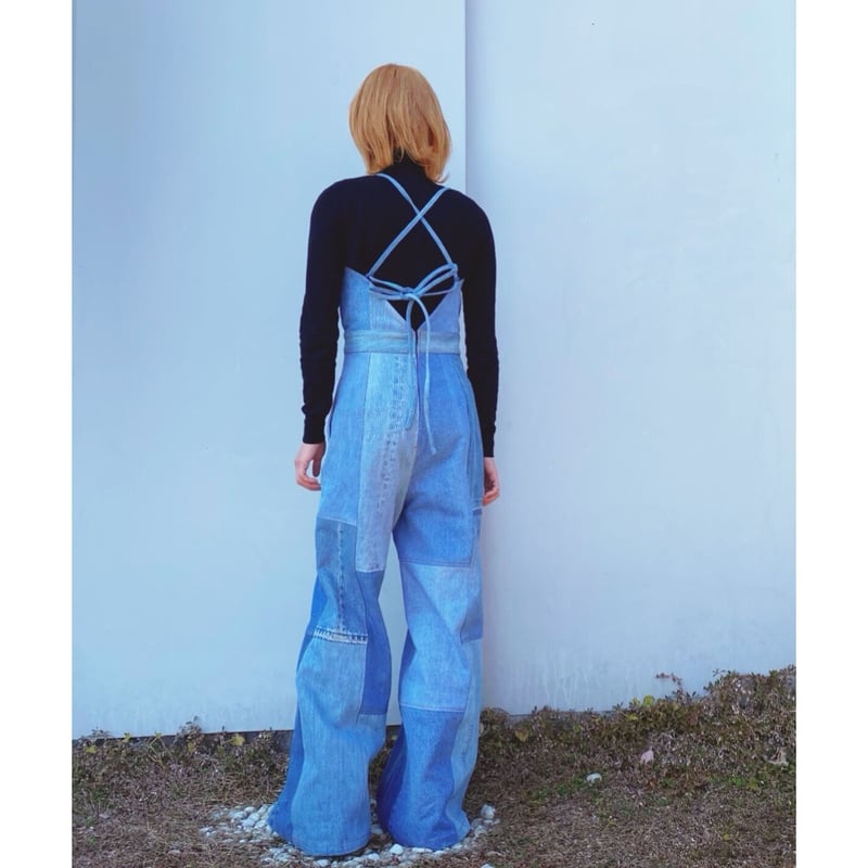 MALION vintage「denim bustier jumpsuit 」 | goute...