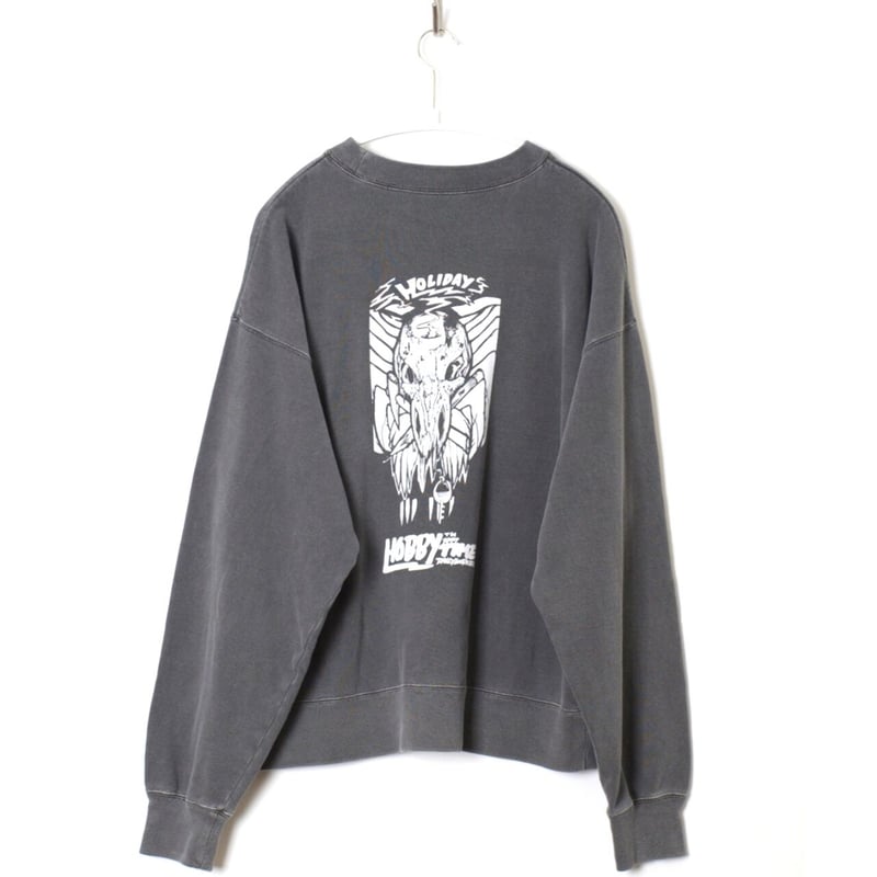 HOLIDAY「MINI SWEAT CREW-NECK（HOBBY）」charcoal. |