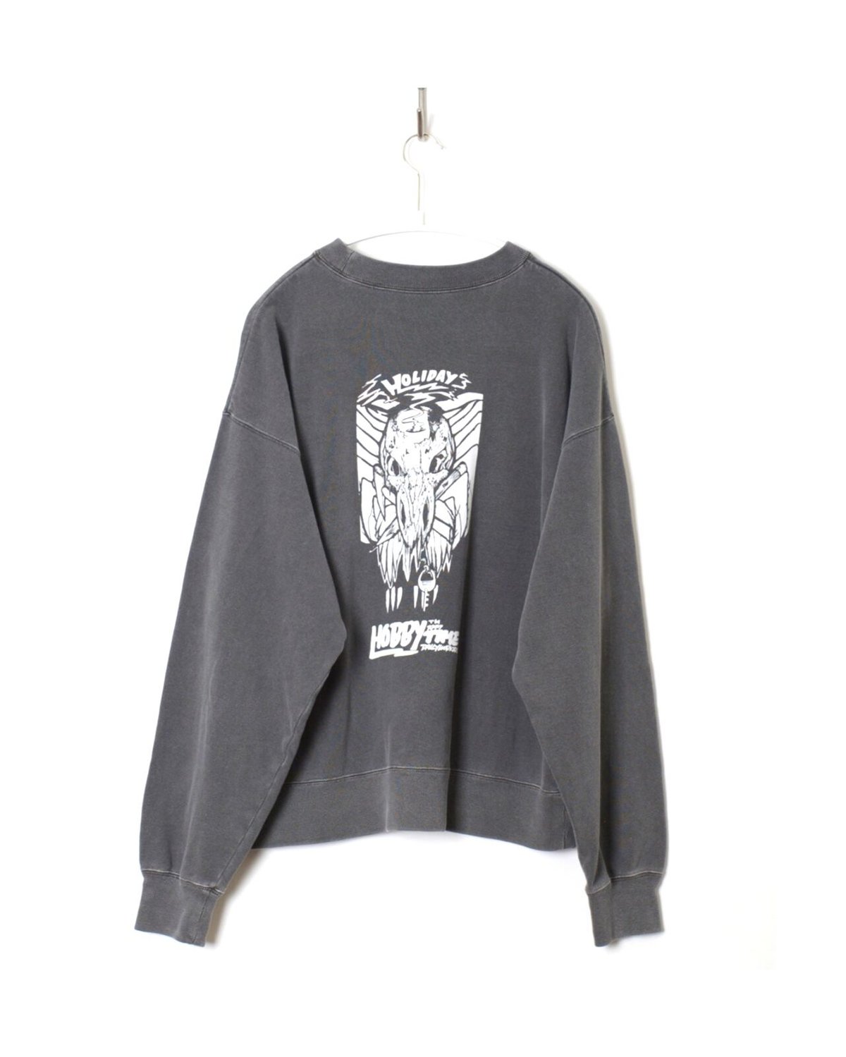 HOLIDAY「MINI SWEAT CREW-NECK（HOBBY）」charcoal. |