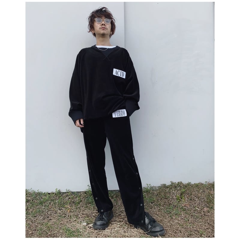 BLACK WEIRDOS「Velor Sweat Pants」 | gouter le ca