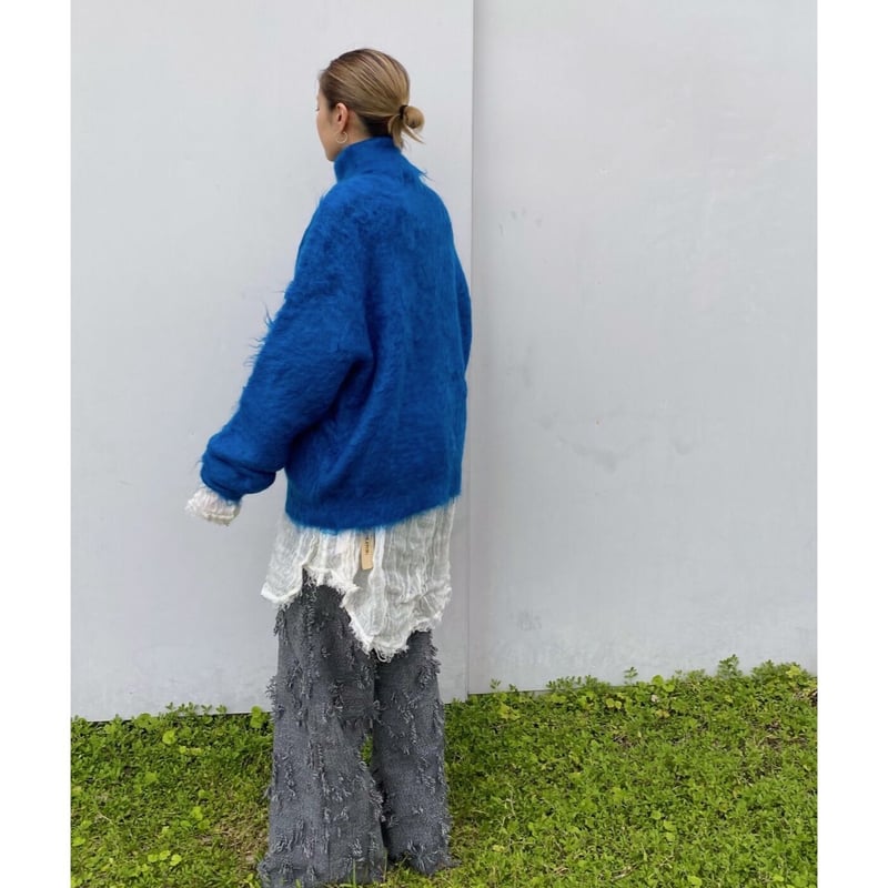 エリコカトリ　24ss 別注アイテム　erikokatori ERiKOKATORi「kid mohair knit skirt」 | gouter le