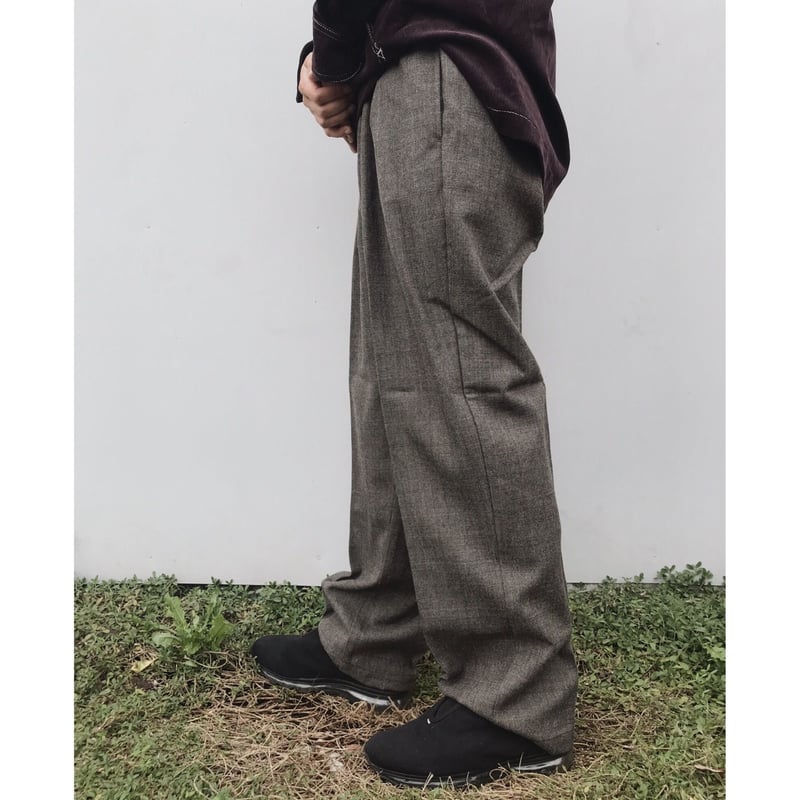 COMFORTABLE REASON「Wool Glencheck slacks」 | gou