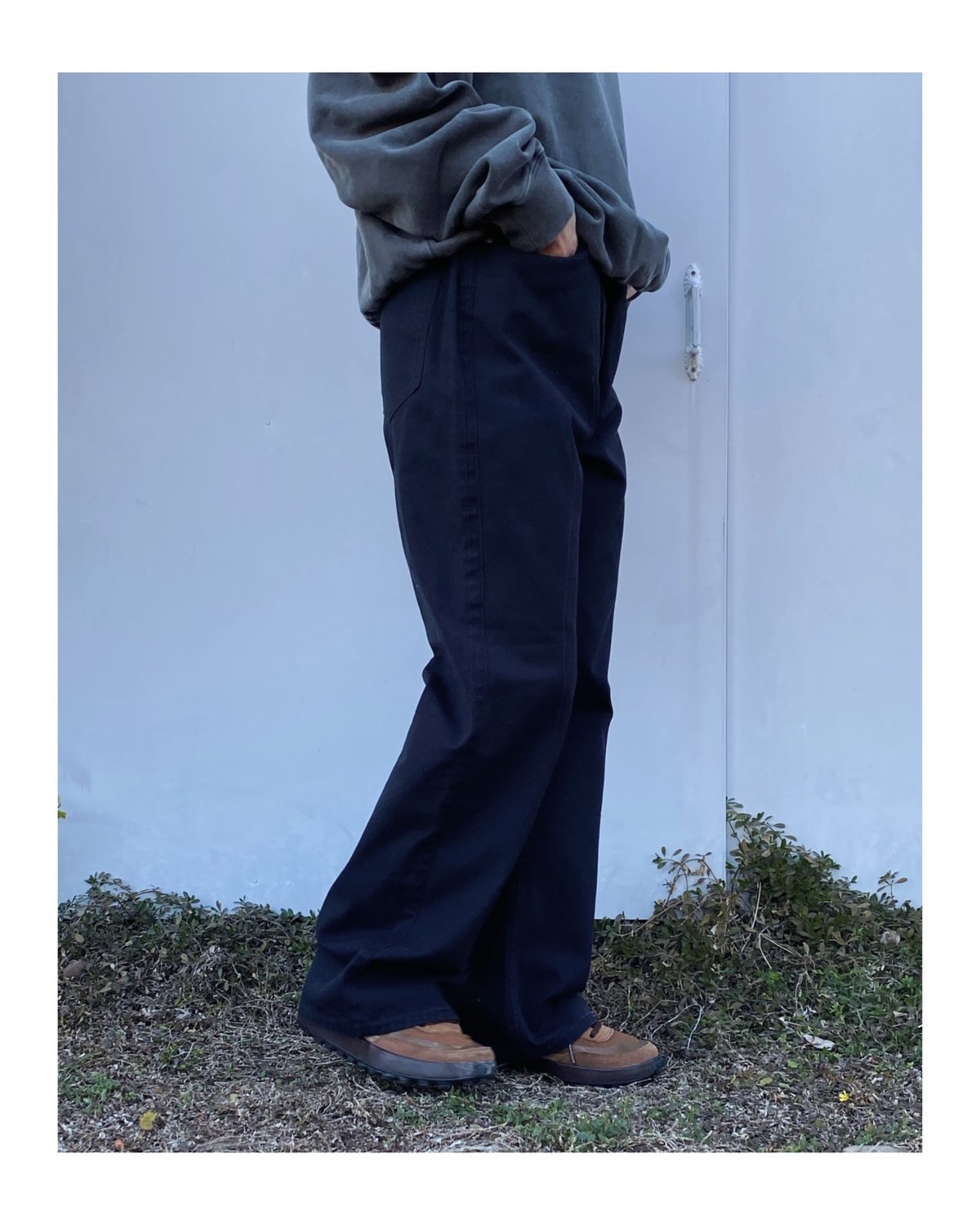 HOLIDAY「HIGH WAIST BELTED WIDE FLARE PANTS」d/na
