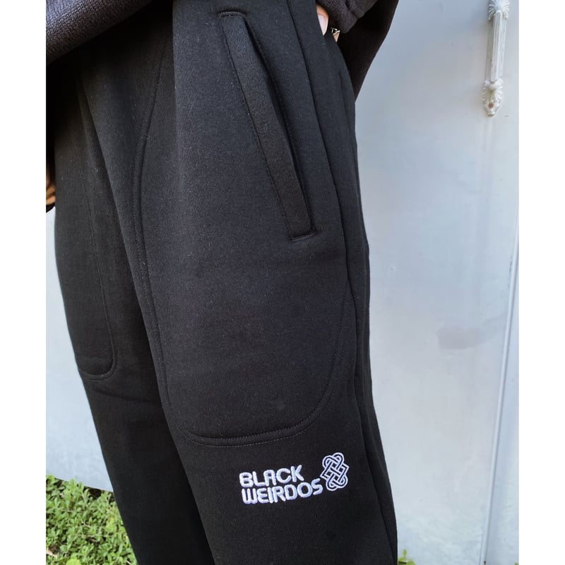 BLACK WEIRDOS「Reversible Sweat pants」black. | g