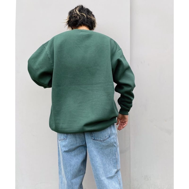 BLACK WEIRDOS「Crewneck Sweatshirt(MADNESS)」gree BLACK WEIRDOS「Crewneck Sweatshirt(MADNESS)」gree