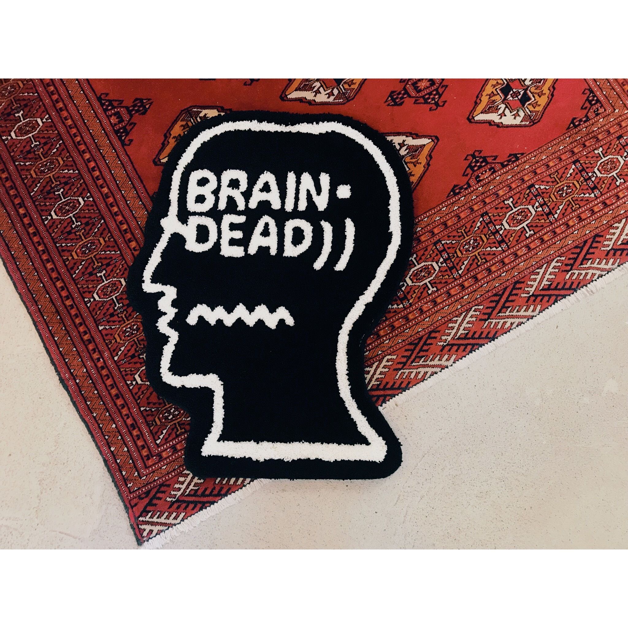 BRAINDEAD ラグ ネイビー original