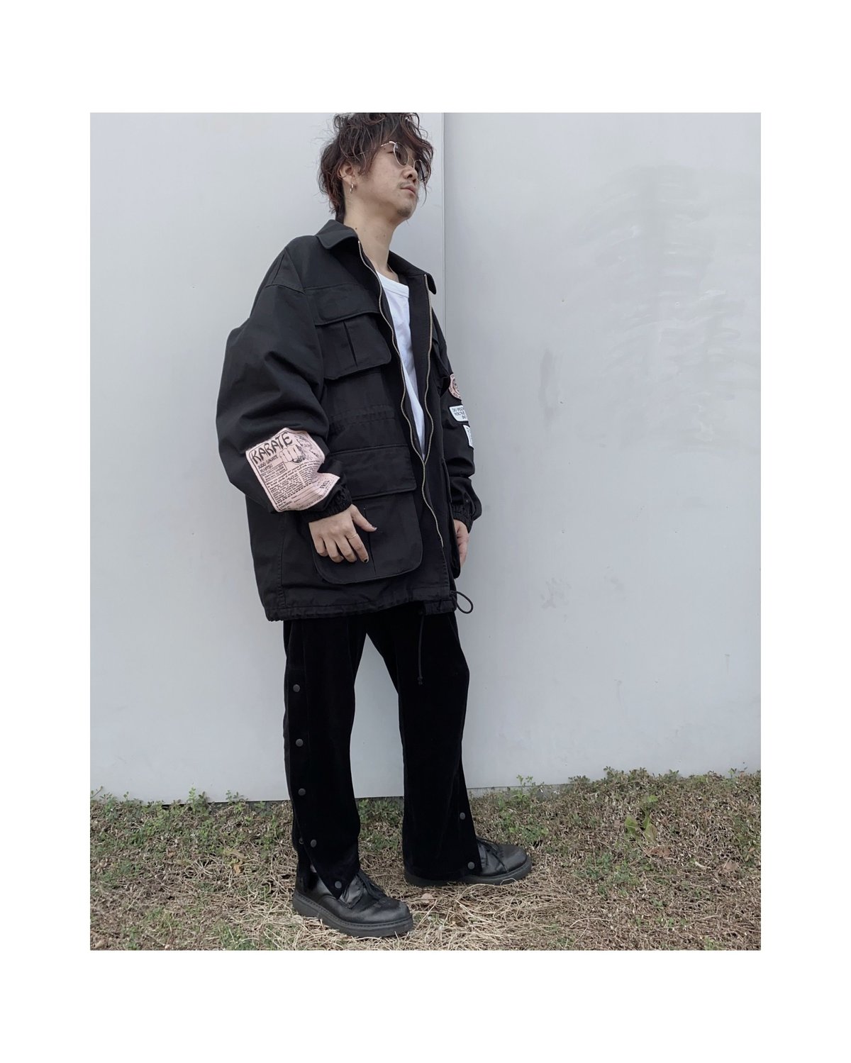 BLACK WEIRDOS「Nylon Droog Coat」 BLACK WEIRDOS「Droog Army Jacket」 | gouter le ca