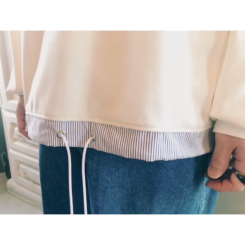 【値下不可】 Choco L/S Tee / NAVY UNEVEN DYEING LS TEE (MAD NAVY) / LOST CONTROL | CROSS ROAD