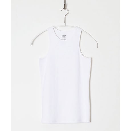 HOLIDAY「SUPER RIB COMPACT TANK TOP」white.