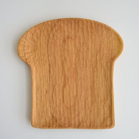 mujina木工房　パン型手彫り皿
