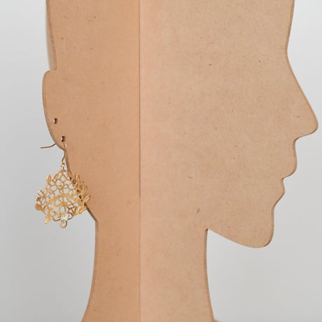 吉田史　OLD TO NEW　ピアス　蔦に花