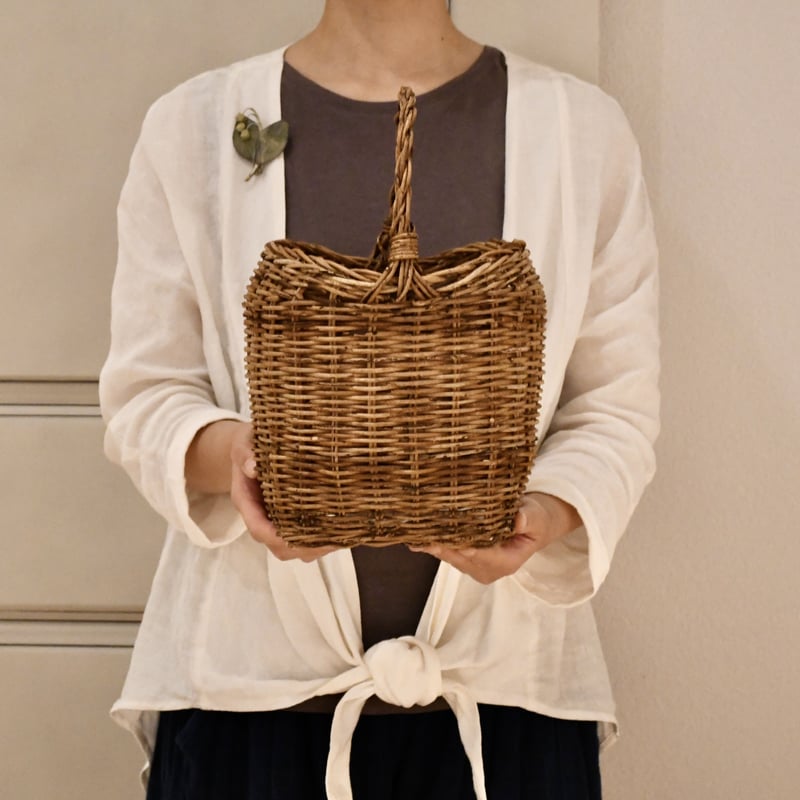 kegoya あけび square basket（小） | ソラノノオト