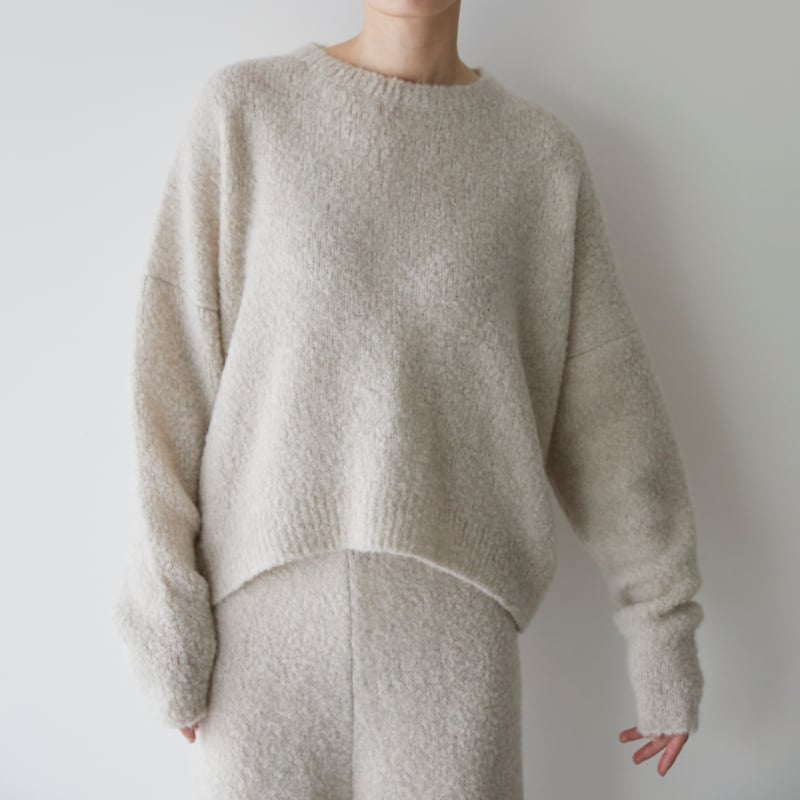 humoresque カシミヤ ファー ニット humoresque カシミヤファー