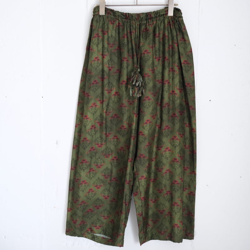 TOWAVASE(トワヴァーズ)Eulalie-Pants シルク プリントパンツ TOWAVASE(トワヴァーズ)Eulalie-Pants シルク プリントパンツ