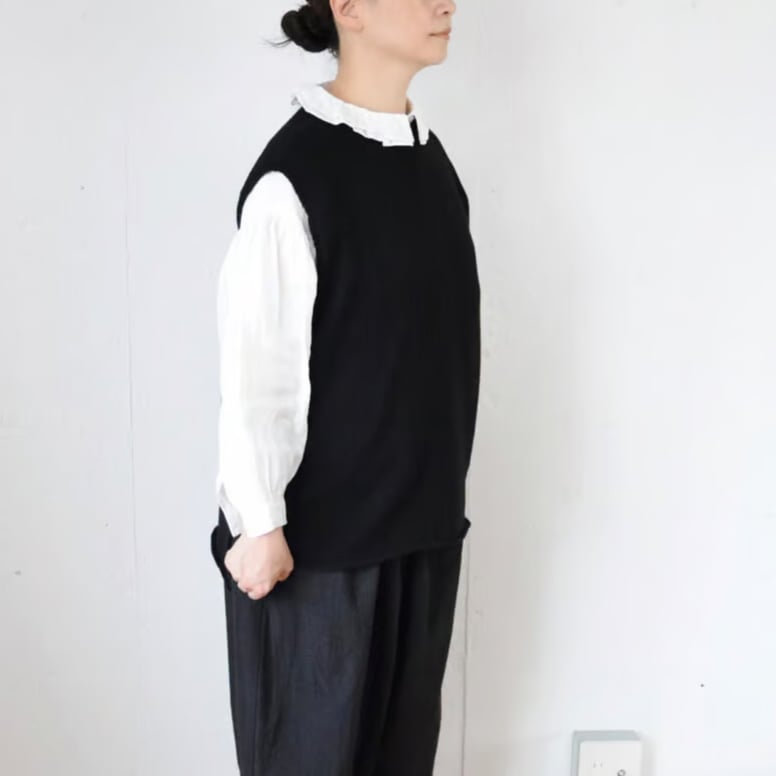 suzuki takayuki (スズキタカユキ) knitted vest カシミヤシルク ニットベスト