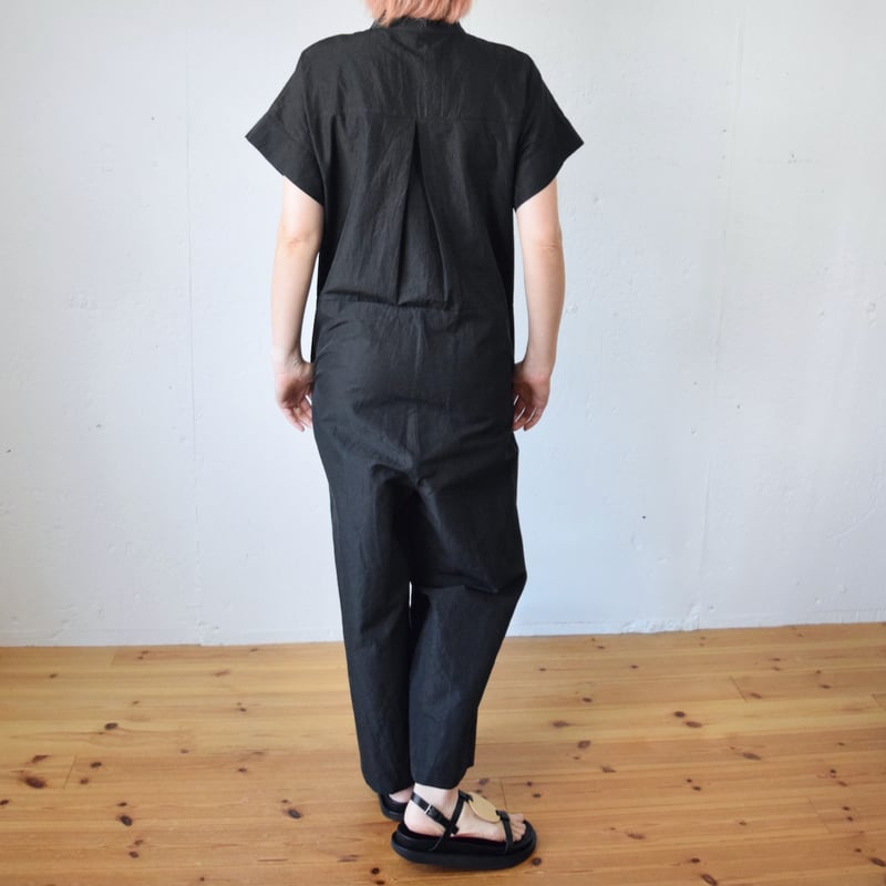 humoresque (ユーモレスク)overall コットンラミーシルク  