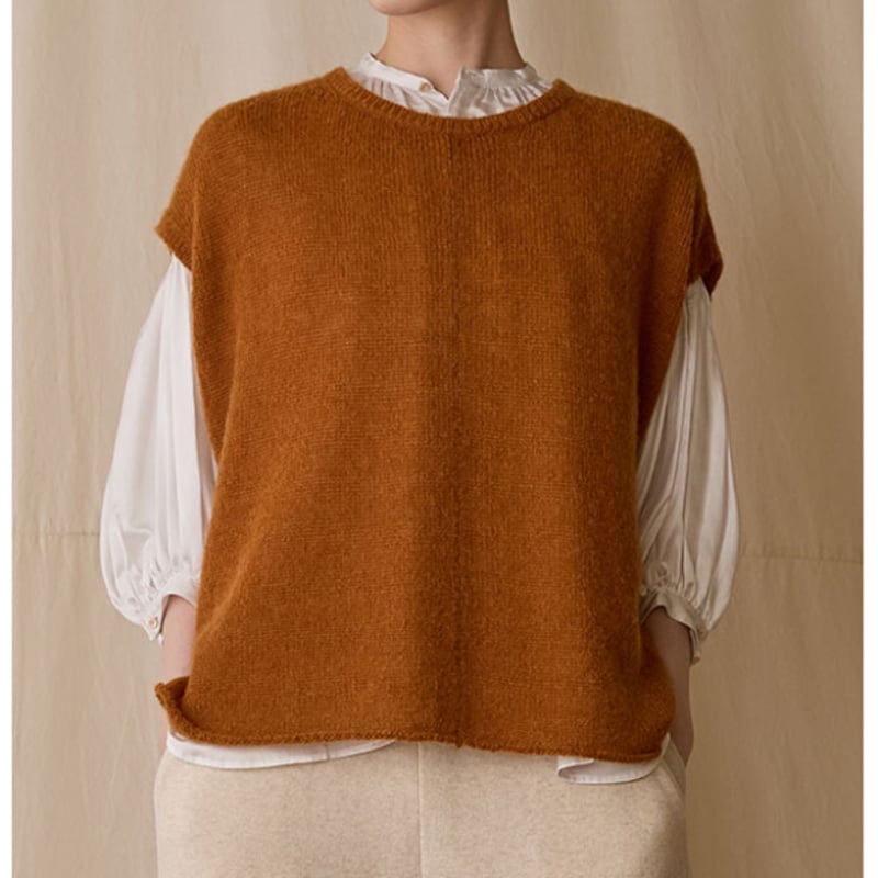 スズキタカユキカシミヤニットベスト