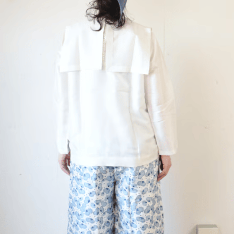 定番/2025春夏 新色】BUNON(ブノン) Back Button Sailor Blo 定番/2025春夏 新色】BUNON(ブノン) Back Button Sailor Blo