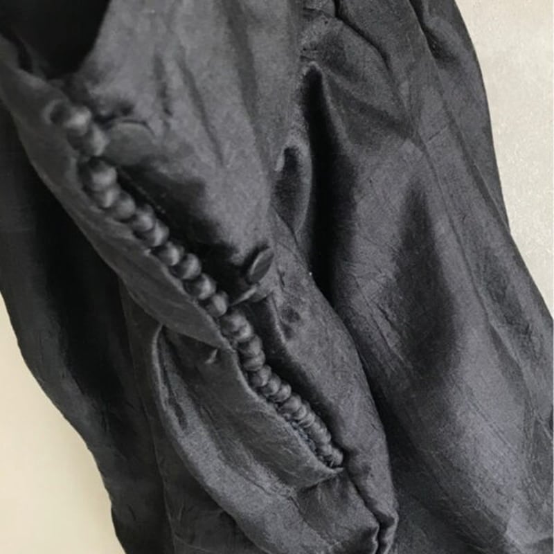 定番】BUNON(ブノン)Khadi Silk Wide Belt Pants カディシルク