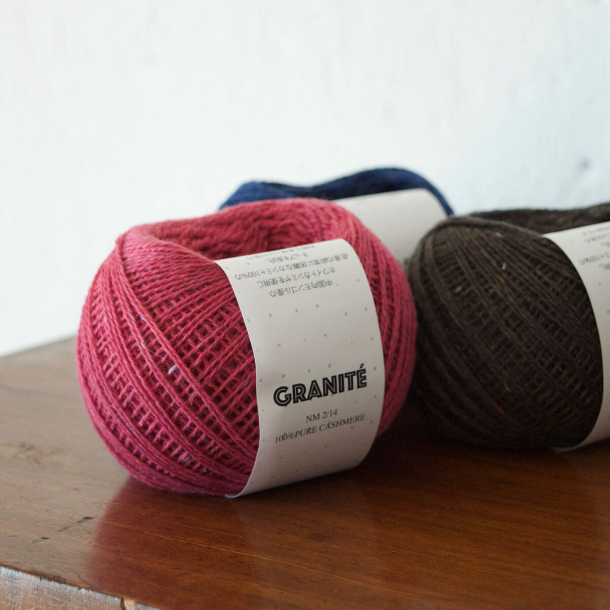 100%カシミヤ ネップ糸「Granite（グラニテ）」 | Le Nid de Lili